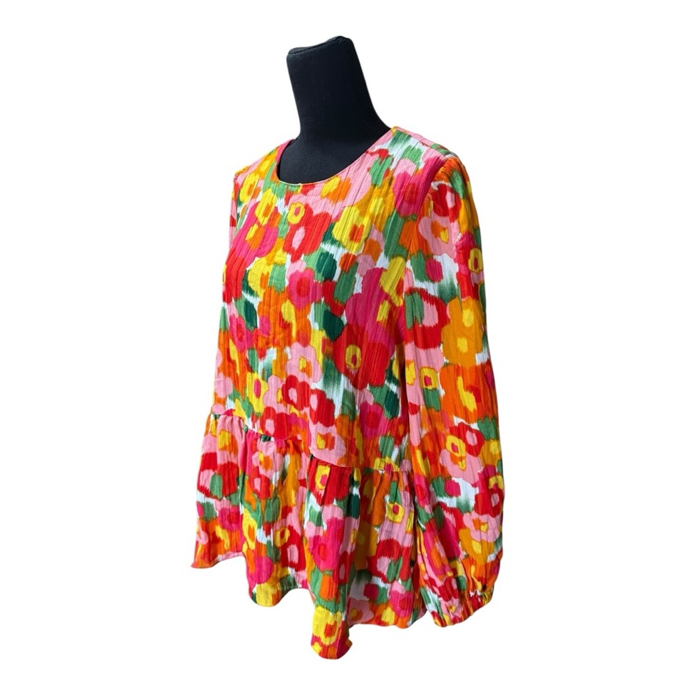 Tuckernuck Pomander Place Magnolia Watercolor Carlotta Blouse. NWT - Picture 4 of 8